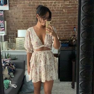 Floral Two Piece Set - Size M